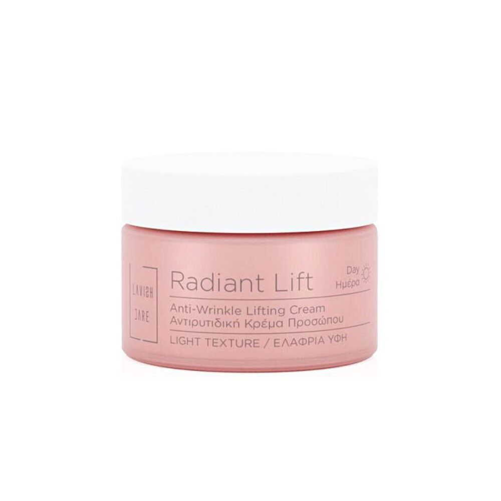 Lavish Care Radiant Lift Anti-wrinkle Lifting Cream Light Texture Αντιρυτιδική Κρέμα Προσώπου Ελαφριά Υφή 50ml