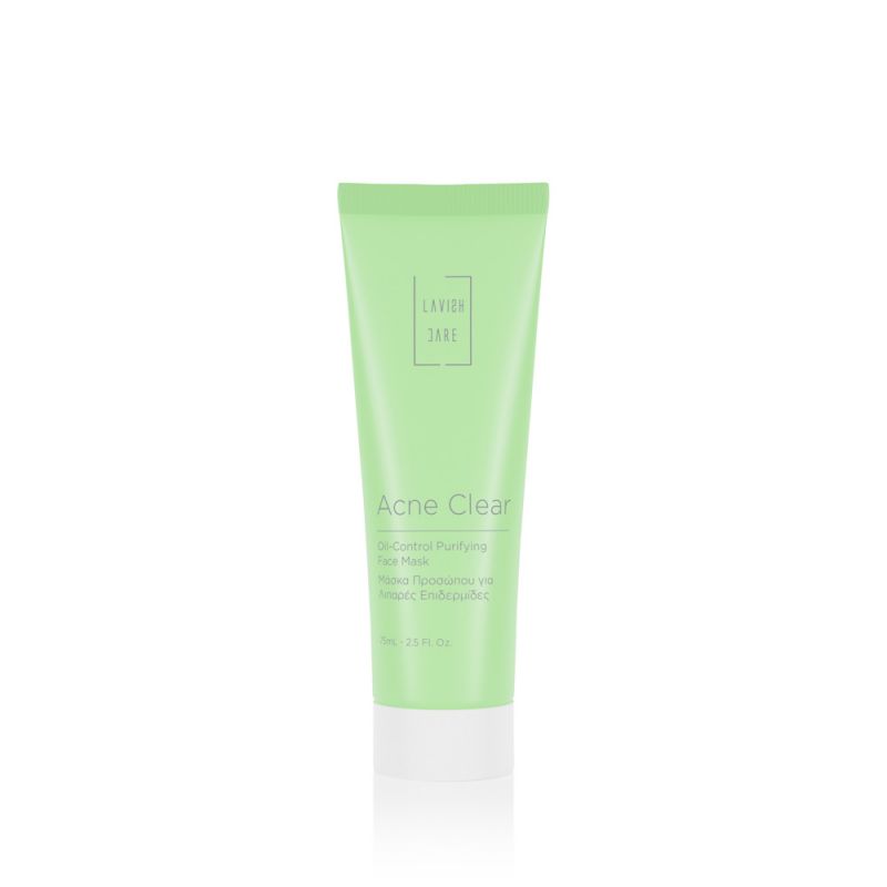 Lavish Care Acne Clear Oil-Control Purifying Face Mask Μάσκα Προσώπου για Λιπαρές Επιδερμίδες 75ml