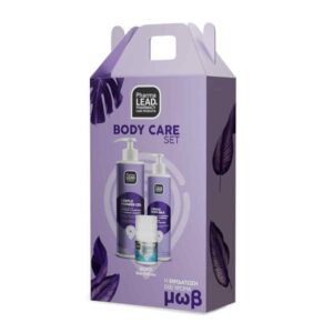 Pharmalead Promo Pack Gentle Body Care με Gentle Shower Gel Αφρόλουτρο, 500ml, Gentle Body Milk Ενυδατικό Γαλάκτωμα Σώματος, 250ml & Δώρο Deo Roll-on Αποσμητικό, 50ml