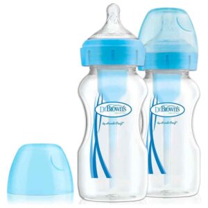 Μπιμπερό πλαστικό Options+ μπλε (2τεμ.) μπλε 270 ml