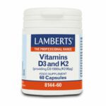 Lamberts Vitamin D3 1000iu & K2 90µg 60 κάψουλες