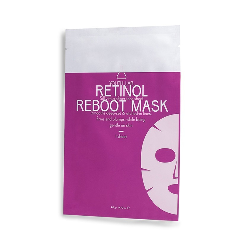 Youth Lab Retinol Reboot Mask -Υφασμάτινη Μάσκα Νυκτός Προσώπου με Ρετινόλη 1τμχ