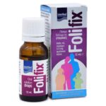 Intermed Folifix Συμπλήρωμα Διατροφής Φυλλικού Οξέος σε σταγόνες, με γεύση βατόμουρο, 12ml