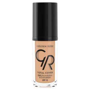 Golden Rose Total Cover 2in1 Foundation And Concealer Spf15 04 beige 30ml