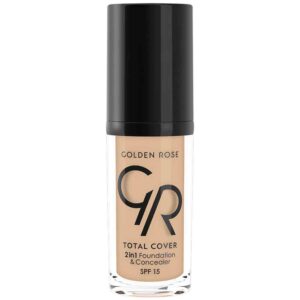 Golden Rose Total Cover 2in1 Foundation And Concealer Spf15 05 cool sand 30ml