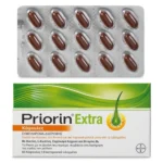 Priorin Extra Συμπλήρωμα Διατροφής για ορατά πιο Πλούσια & Δυνατά Μαλλιά, 60caps