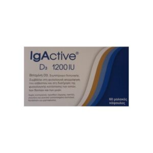 Igactive Vitamin D3 1200 IU 60 Soft Gels