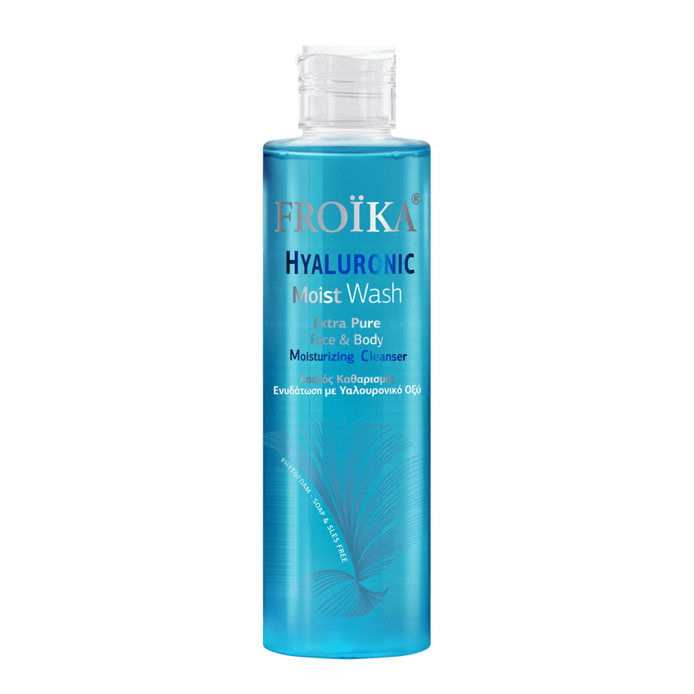Froika Hyaluronic Moist Wash Ενυδατικό Υγρό Καθαρισμού για Πρόσωπο & Σώμα, 200ml
