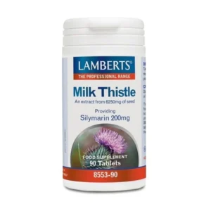 Lamberts Milk Thistle 90 Ταμπλέτες - Συμπλήρωμα Διατροφής Με Γαϊδουράγκαθο Για Αποτοξίνωση