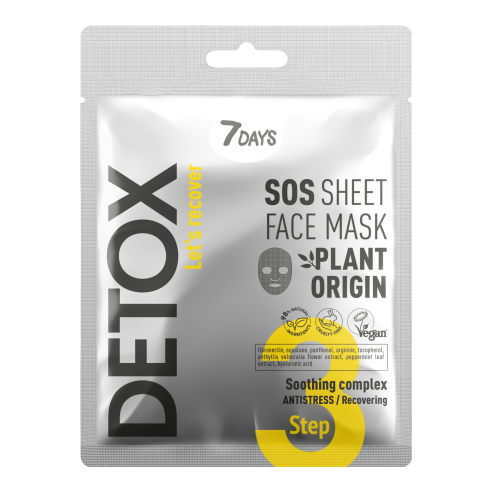 7DAYS SOS Sheet Face Mask Soothing complex