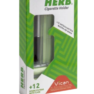 VICAN HERB CIGARETTE HOLDER ΠΙΠΑ ΜΕ 12 ΦΙΛΤΡΑ
