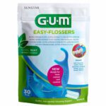Gum Easy Flossers (890) Οδοντικό Νήμα Ελαφρώς Κερωμένο σε Διχάλες Μίας Χρήσης, 30τεμ
