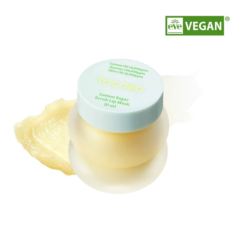 Tocobo Lemon Sugar Scrub Lip Mask