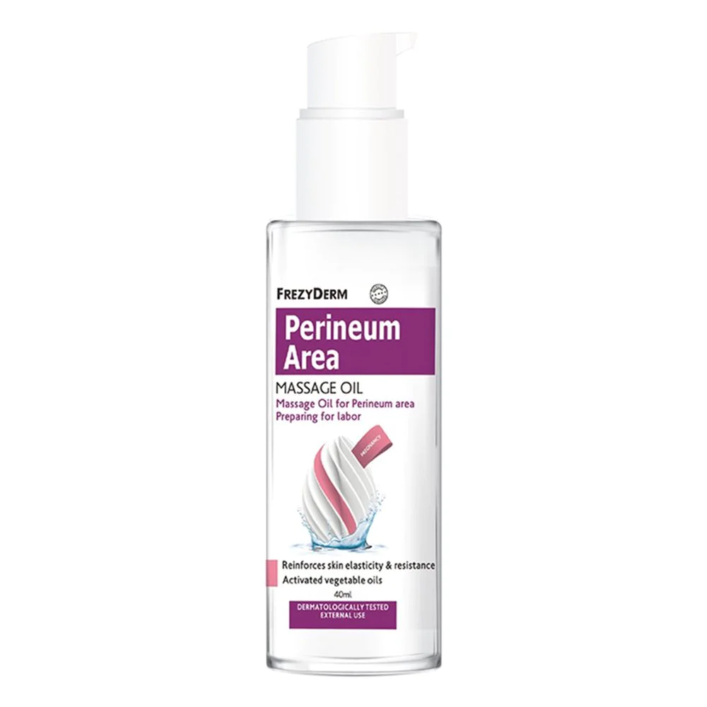 Frezyderm Perineum Area Massage Oil Λάδι Μασάζ για το Περίνεο Χωρίς Άρωμα, 40ml