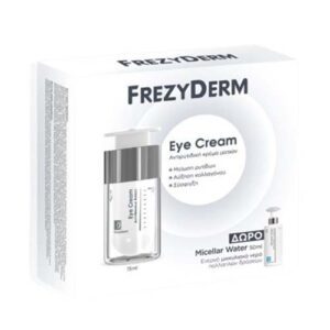 Frezyderm Promo Eye Cream Anti Wrinkle Effect Αντιρυτιδική Κρέμα Ματιών, 15ml & Δώρο Micellar Water Deep Cleansing & Detoxifying Ενεργό Νερό Καθαρισμού, 50ml, 1σετ