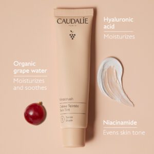 Caudalie Vinocrush Skin Tint Shade 1 Fair Ενυδατική Κρέμα Προσώπου με Χρώμα, 30ml