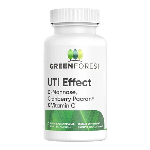 Green Forest UTI Effect, 30 Φυτικές Κάψουλες