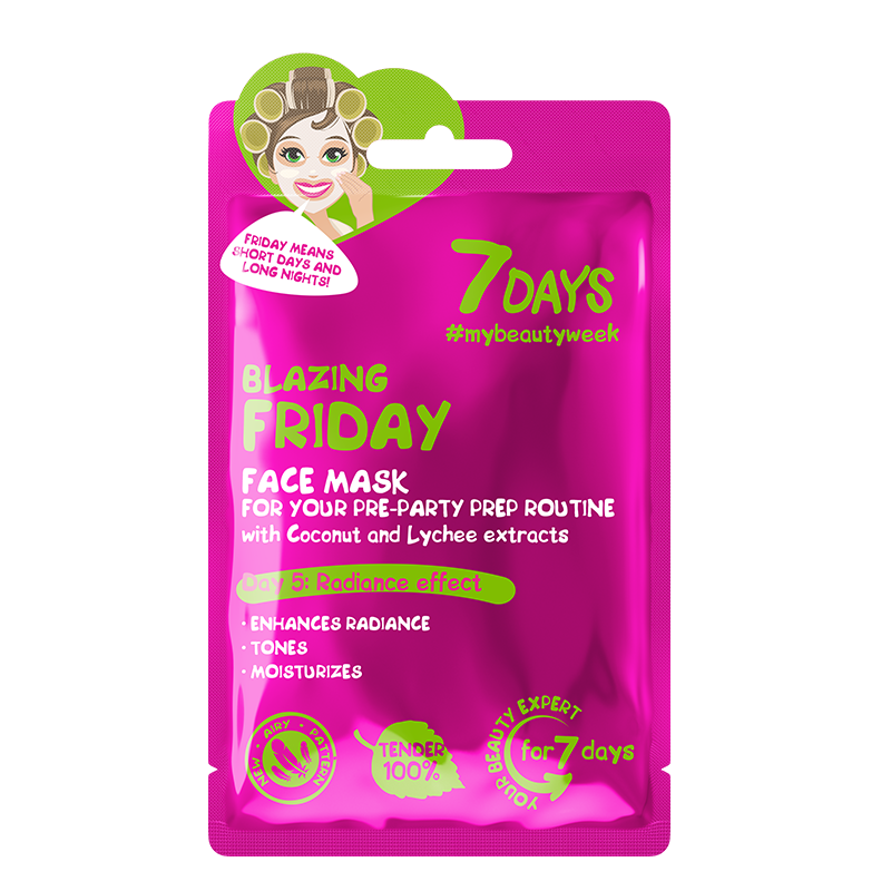 7DAYS Blazing Friday Sheet Mask 28g