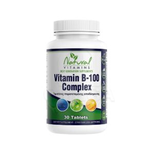 NATURAL VITAMINS Vitamin B-100 Complex 30tabs