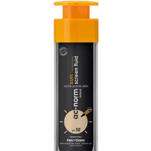Frezyderm AC-Norm Sun Screen Fluid Tinted SPF50+ Αντιηλιακή Κρέμα Προσώπου με Χρώμα Λεπτόρρευστη με Αίσθηση Πούδρας, 50ml