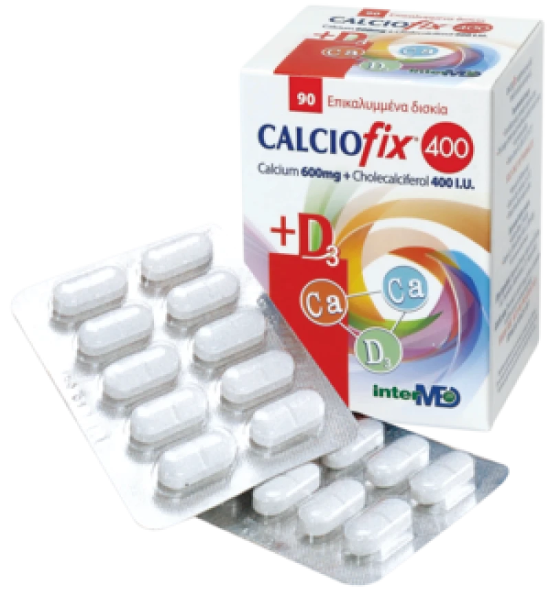 Intermed Calciofix 400 (Calcium 600MG+400IU D3) 90Tabs