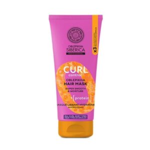 Natura Siberica Oblepikha Curl Μάσκα Μαλλιών για Μπούκλες με 3x Ιπποφαές & Πρωτεΐνη Σίτου 200 ml