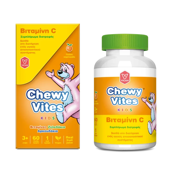 Vican Chewy Vites Kids Βιταμίνη C, 60 Ζελεδάκια