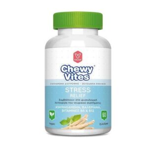 Vican Chewy Adults Stress Relief Συμπλήρωμα για το Άγχος 60 ζελεδάκια