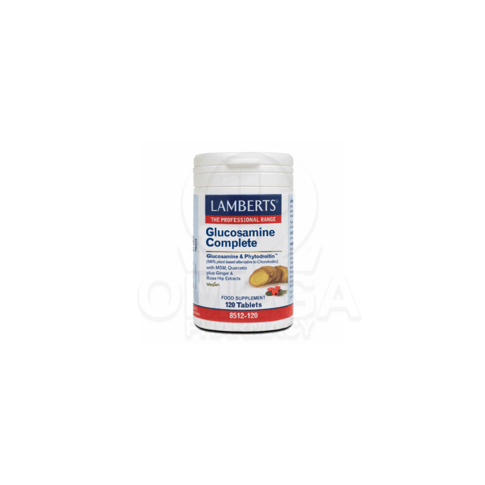 LAMBERTS Glucosamine Complete Συμπλήρωμα Διατροφής με Δραστικά Συστατικά για την Φροντίδα των Αρθρώσεων 120 tabs