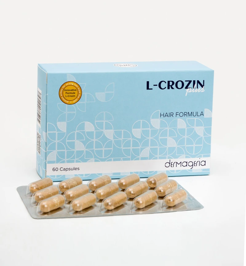 Dermageria L-Crozin Plus Hair Formula, 60tabs