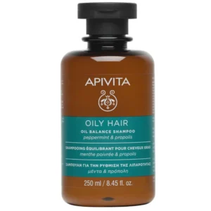 Apivita Σαμπουάν για τη Ρύθμιση της Λιπαρότητας Μέντα & Πρόπολη 250ml