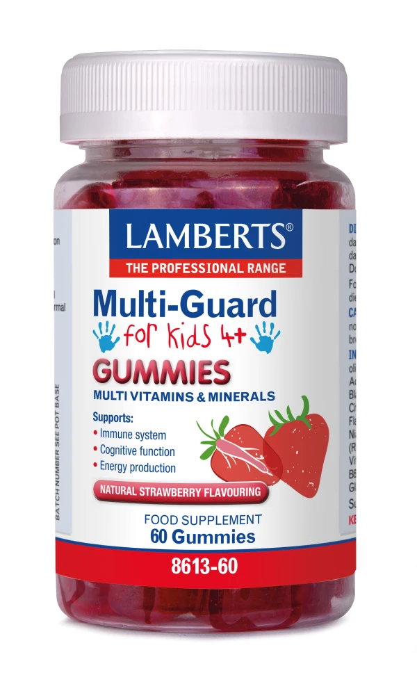 Lamberts Multi-Guard for Kids 4+ Gummies με Φυσική Γεύση Φράουλα 60 Gummies
