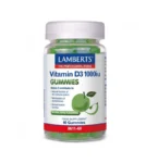 Lamberts Vitamin D3 1000iu Gummies με Φυσική Γεύση Μήλου, 60 Gummies