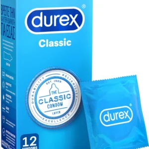 Durex Προφυλακτικά Classic με Κανονική Εφαρμογή, 12τεμ