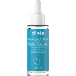Clinea AHA-BHA-PHA Game Changer Anti-imperfections Αντιγηραντικό Serum Προσώπου με Κολλαγόνο για Σύσφιξη & Ατέλειες 30ml