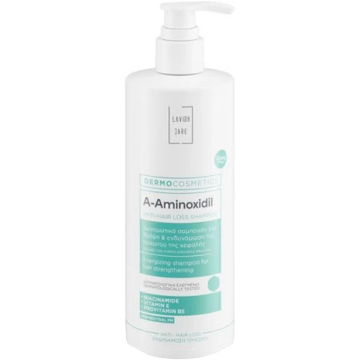 Lavish Care Dermocosmetics A-Aminoxidil Δυναμωτικό Σαμπουάν για Θρέψη & Ενδυνάμωση των Μαλλιών, 400ml