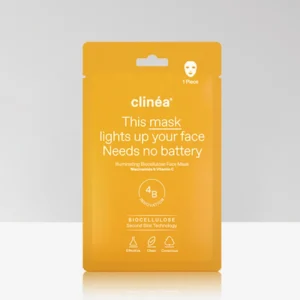 Clinea Illuminating Biocellulose Face Mask, 1τμχ