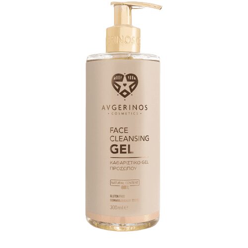 Avgerinos Cosmetics Face Cleansing Gel Υγρό Τζελ Καθαρισμού Ντεμακιγιάζ Προσώπου 300ml