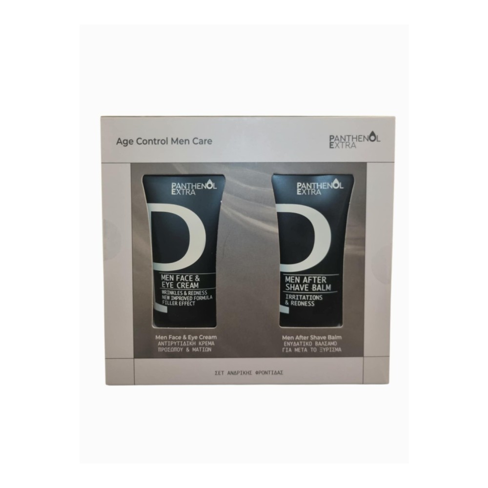 Panthenol Extra Promo Age Control Men Care Face & Eye Cream Κρέμα για Πρόσωπο & Μάτια 75ml & After Shave Balm 75ml