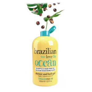 Treaclemoon Brazilian Love Shower & Bath Gel Αναζωογονητικό & Ενυδατικό Αφρόλουτρο Σώματος με Εκχύλισμα Γκουαρανά 500m