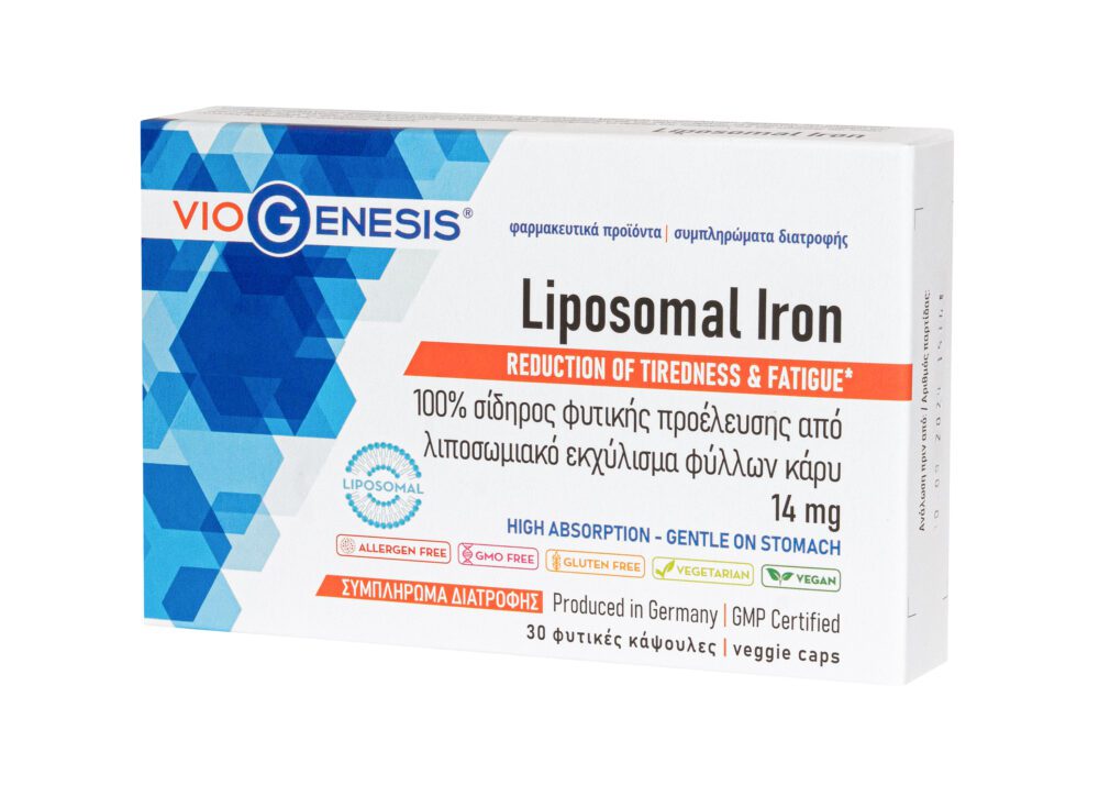 VioGenesis Liposomal Iron 14 mg 30 caps