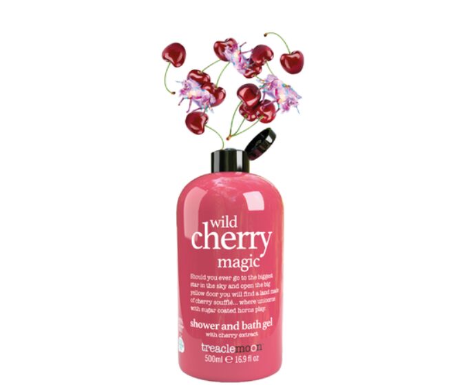 TREACLEMOON Wild Cherry Αφρόλουτρο με Άρωμα Κεράσι, 500ml