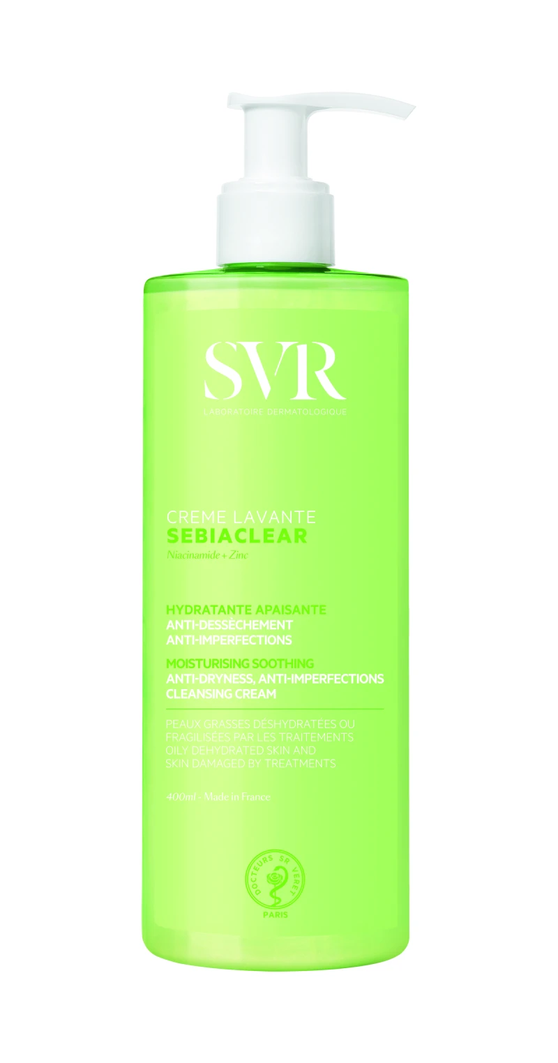 SVR Sebiaclear Crème Lavante Καθαριστικό Προσώπου για Ατέλειες & Λιπαρό Δέρμα 400ml