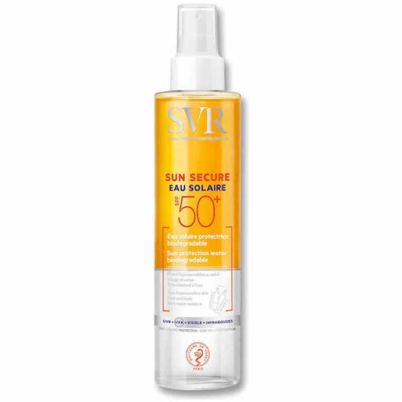 SVR Sun Secure Eau Solaire SPF50+ Αντηλιακό Νερό Προσώπου & Σώματος 200ml