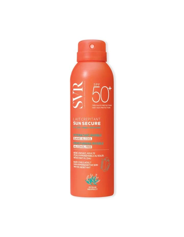 SVR Sun Secure Lait Crepitant SPF50+ Γαλάκτωμα Mist για Πρόσωπο & Σώμα