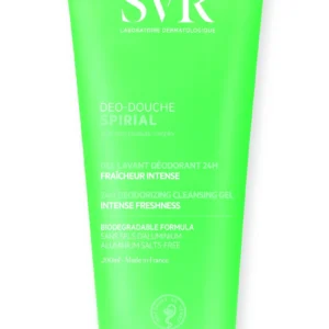 SVR Spirial Deo Douche Αφρόλουτρο με 24ωρη Αποσμητική Δράση για Έντονη Φρεσκάδα 200ml