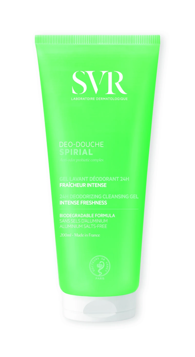 SVR Spirial Deo Douche Αφρόλουτρο με 24ωρη Αποσμητική Δράση για Έντονη Φρεσκάδα 200ml