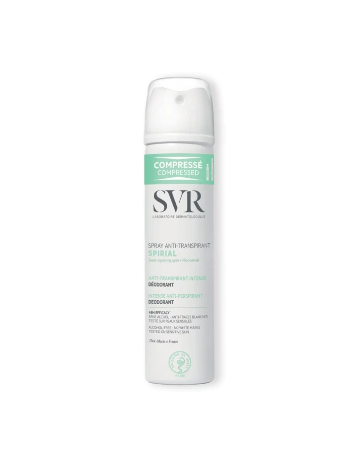 SVR Spirial Spray Anti-Transpirant Intense Αντι-Ιδρωτικό Αποσμητικό Σπρέι 48ωρών