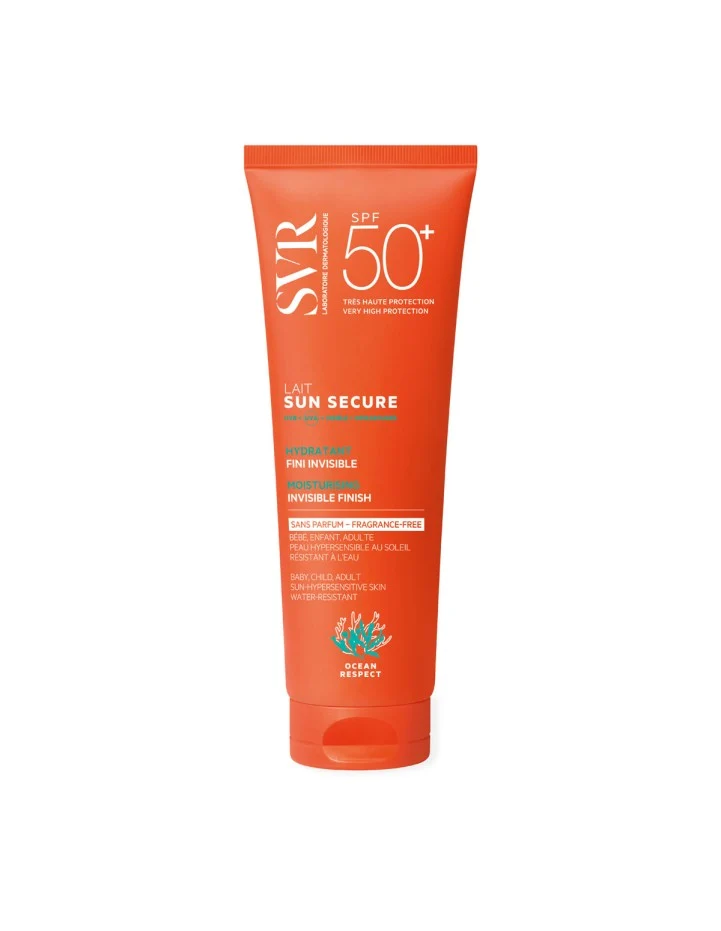 SVR Sun Secure Lait SPF50+ Λεπτόρευστο Βελούδινο Γαλάκτωμα για Πρόσωπο & Σώμα