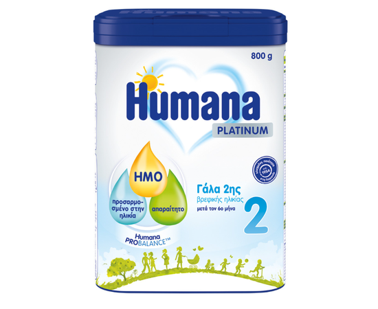 Humana Platinum 2 Ρόφημα Γάλακτος σε Σκόνη 6m+, 800gr